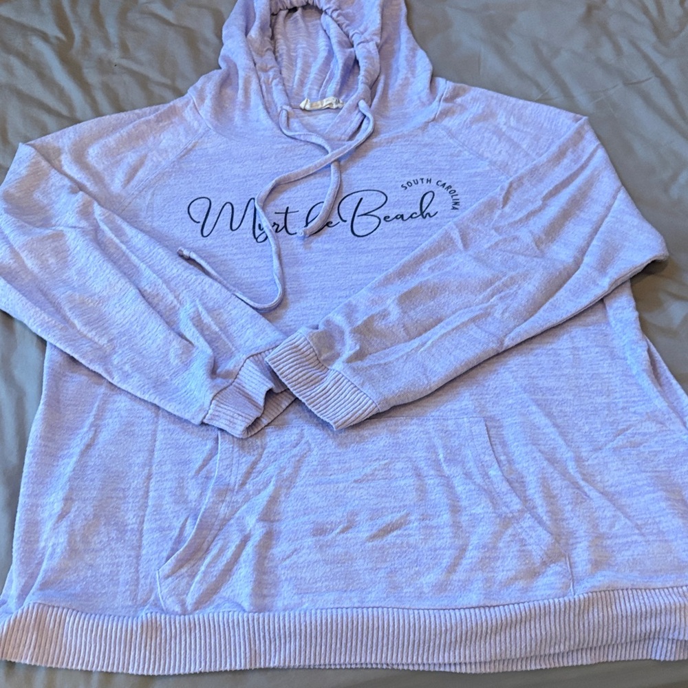 5/$25!! Heritage Lavender Hoodie - Picture 1 of 5